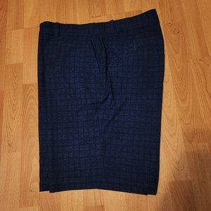 Blue Checkered Nike Golf Shorts